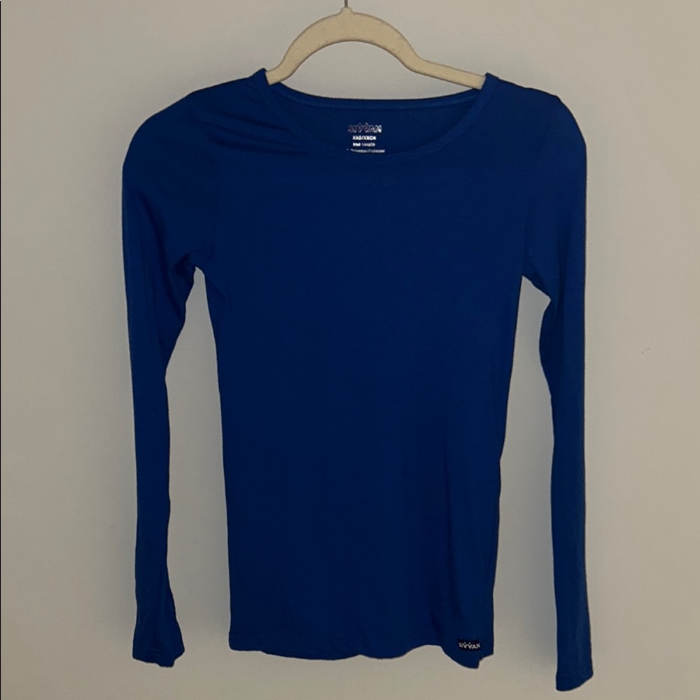 Blue Long Sleeve Women's Top